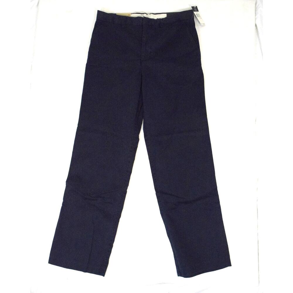 Hilfiger Navy Pants W35 L34 Actual W36 L 35 100% Cotton Chinos Business Casual